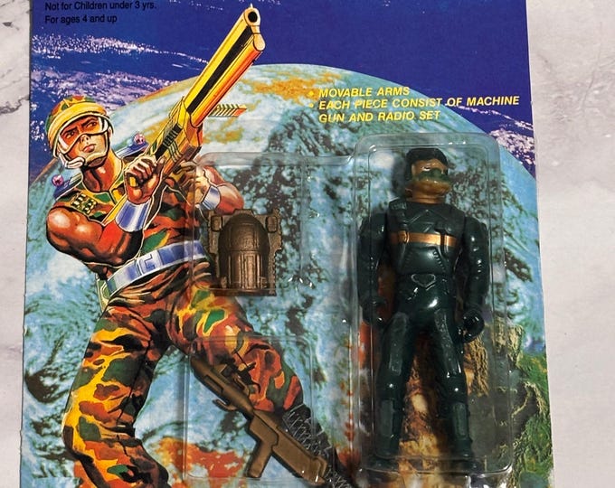 Featured listing image: Rare Galaxy Defender Vintage 1980s GI Joe KO 3 3/4 Scale Action Figure