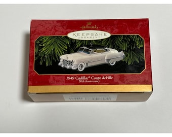 Hallmark 1949 Cadillac Coupe de Ville 50th Anniversary Keepsake Ornament  1999