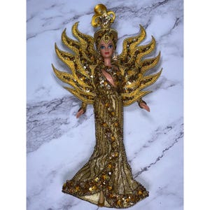 Muñeca Barbie Diosa del Sol de Mattel 1995 de Bob Mackie n.° 14056
