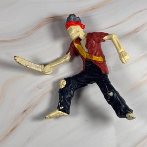 2008 Sword Swinging Skeleton 4.25&quot; Figure McDonald&#39;s #5 Pirates Of Caribbean