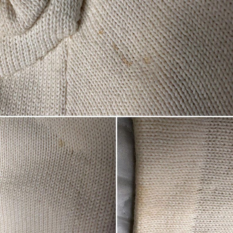 Anthropologie FIETS VOOR Vintage 90s Cropped Knit Cardigan Cottagecore Size M image 8