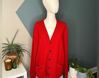Vintage Polo Ralph Lauren Cotton Cardigan: 90s Shawl Collar