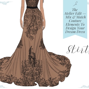 Custom Goth Wedding Dress Design Your Own Gothic Wedding Gown Create Your Own Gothic Mix & Match Bridal Gown Black Bride Dress Bespoke Gown