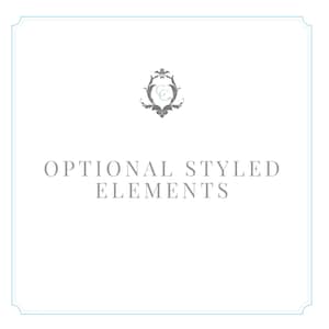 Couture Card styling-add-on | Aangepaste bruiloft illustratie achtergrondelementen | Modeschetsverbeteringen