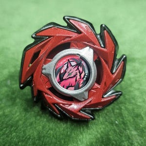 Beyblade X Takara Tomy Fox Brush J0-80DB Custom Painted Beyblade