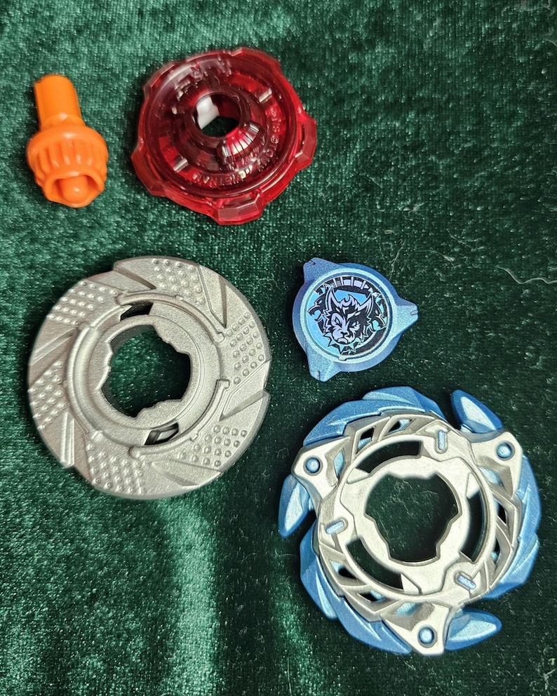 Beyblade X Hasbro CX Flame Cerberus Custom Hand Painted. Blue and ...