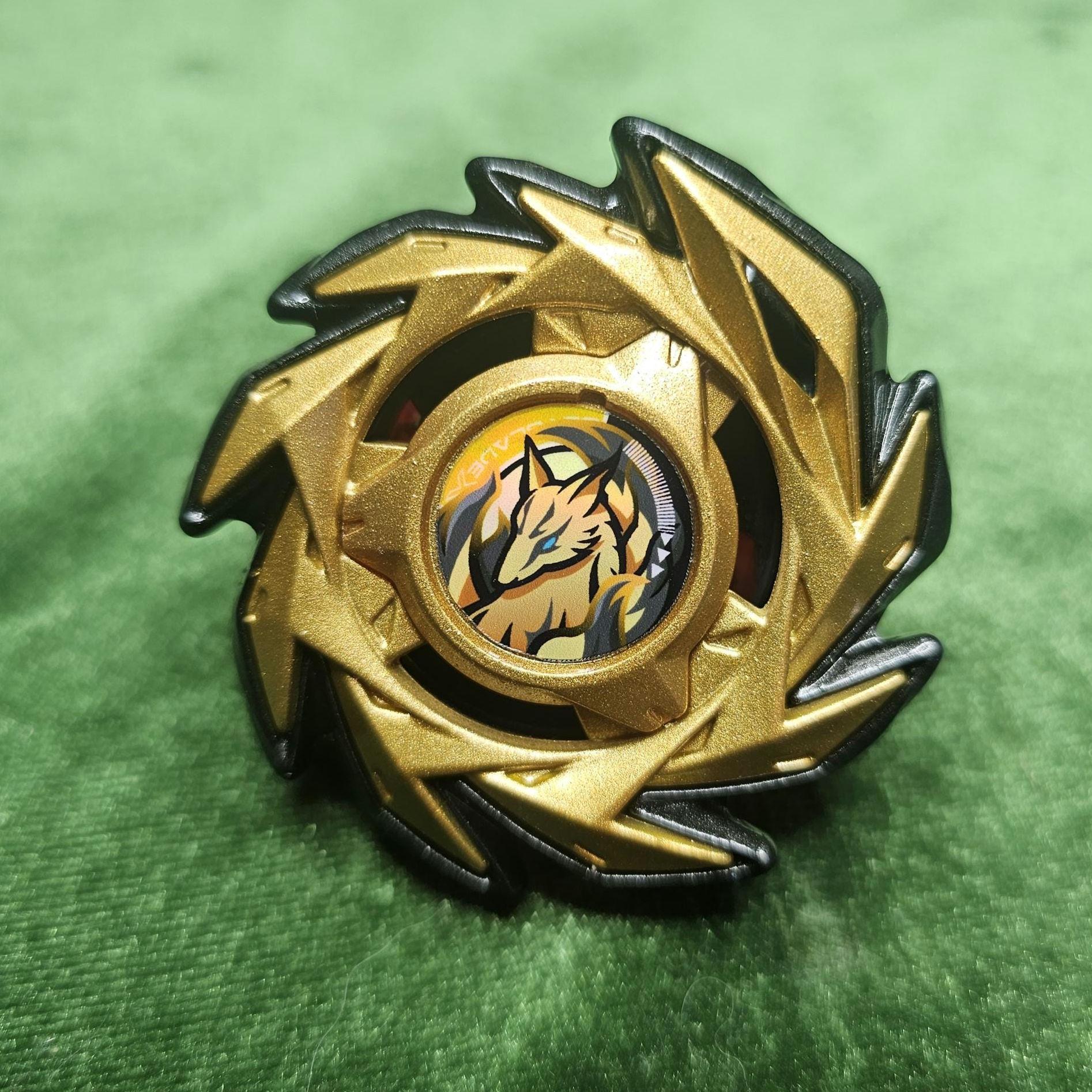 Beyblade X Takara Tomy Fox Brush J2-60U Custom Painted Beyblade