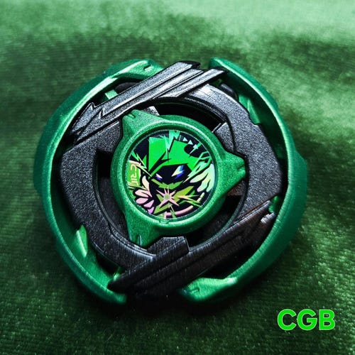 Beyblade X Takara Tomy Fox Brush J2-60U Custom Painted
