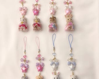 calico critters phone charms – fairytale edition