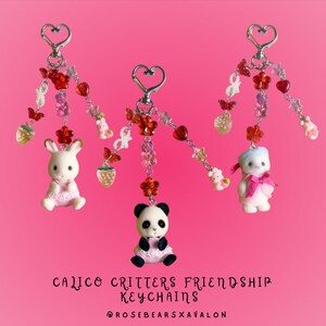 calico critters friendship keychains