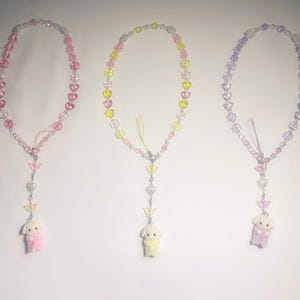 calico critters flora rabbit phone charms