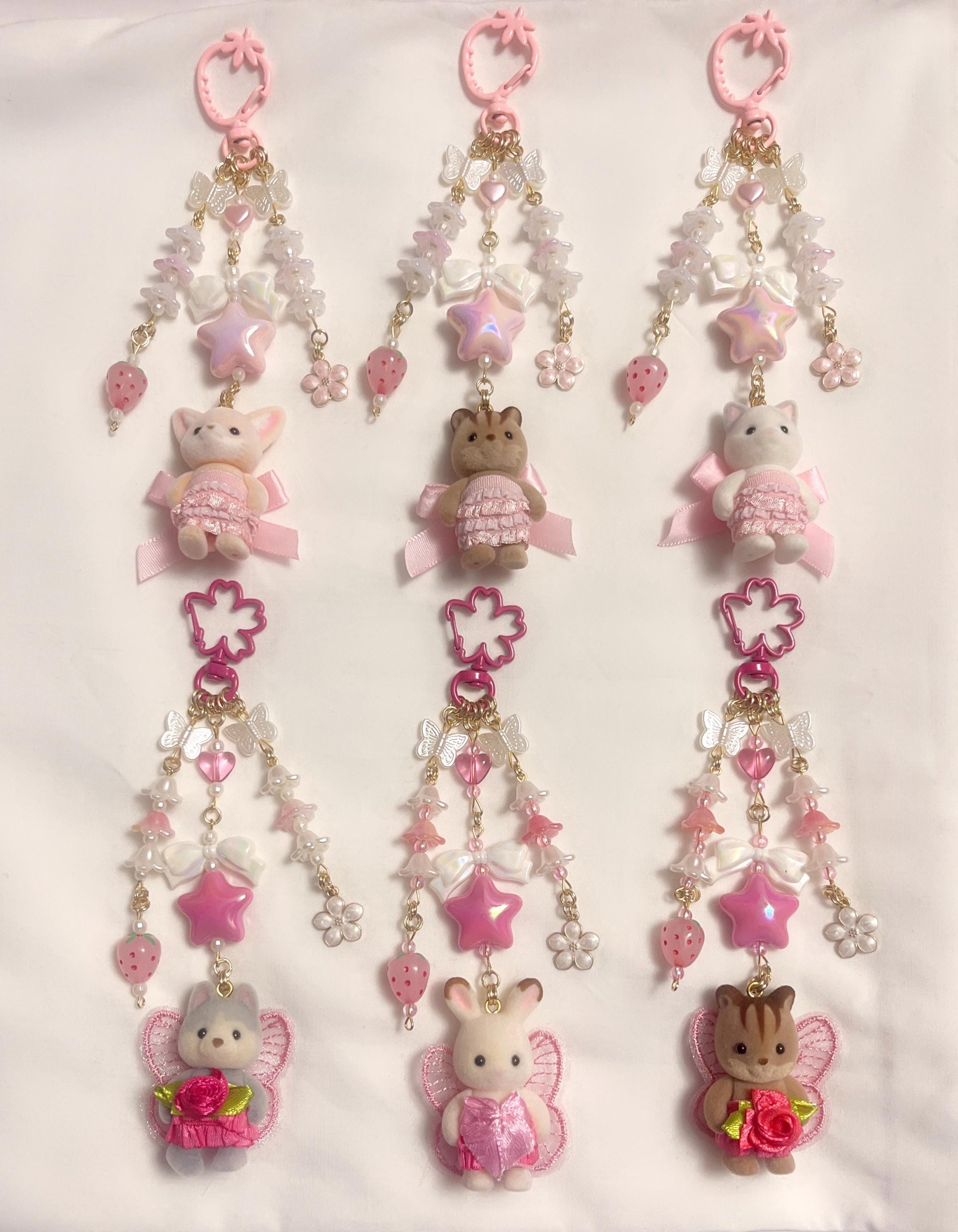 Calico Critters Love Series Keychains - Pink + Gold Edition - Etsy
