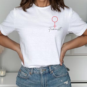 Feminist T-Shirt, Women&#39;s Empowerment Tee, Feminism Shirt, Equality for Women, Women&#39;s Rights Activism Shirt, Venus Symbol Tee, F Word Shirt