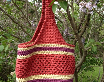 Crocheted market bag | Etsy