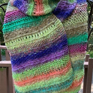 Kind Patterns Be Kind Pattern Knitting Pattern Scarf Textured Stitches Self Striping ...
