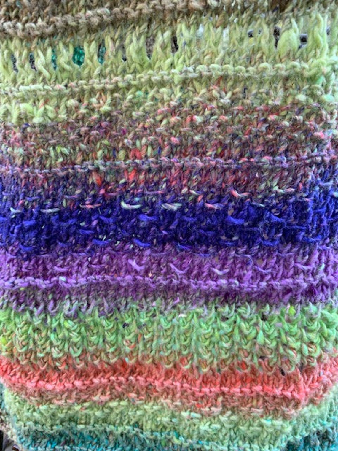 Kind Patterns Be Kind Pattern Knitting Pattern Scarf Textured Stitches Self Striping ...