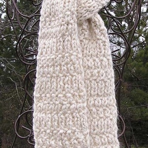 Bulky Winter Scarf Pattern - Etsy