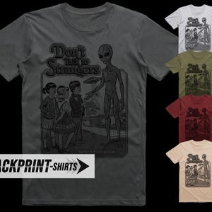 Don&#39;t Talk to Strangers V1 movie poster T shirt Blackprinted Vintage Look cotton men&#39;s women&#39;s 18 Colors