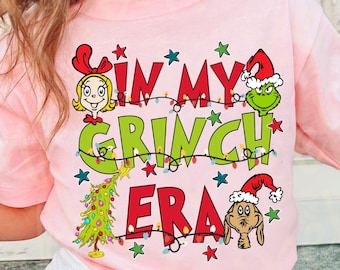 In My Grinch Era PNG file, Grinch Grinchmas jpg file, Whoville christmas, Grinch png, Grinch Christmas png, Grinch ugly design png.