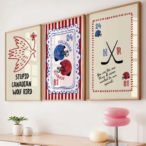 3 Prints Heated Rivalry Inspired Quote Wall Art Hollander Rozanov Wall Decor Hockey Love Romance LGBTQ Poster Book Print Digital Download.