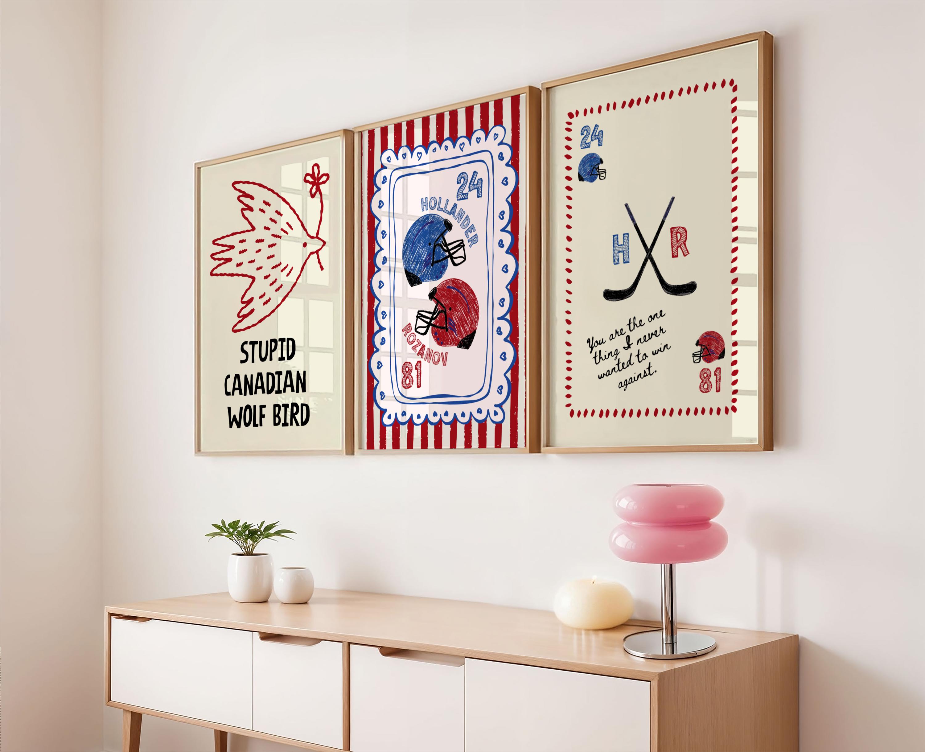 15 Prints Heated Rivalry Gallery Poster Wall Art Hollander Rozanov Wall ...