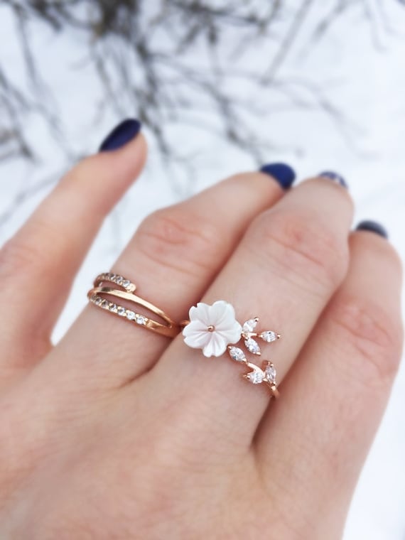 Sakura outlet diamond ring