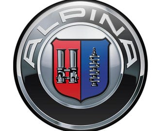 Silicone Car Tuning Emblem | Car Interior Self-Adhesive Epoxy Resin Sticker Logo Alpina | High Quality Emblem/All Size
