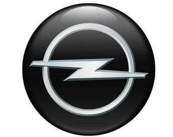 Silicone Car Tuning Emblem | Car Interior Self-Adhesive Epoxy Resin Sticker Logo OPEL | High Quality Emblem