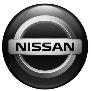 シリコン製カーチューニングエンブレム | 車内用自己接着エポキシ樹脂ステッカー ロゴ 日産 | 高品質エンブレム/全サイズ