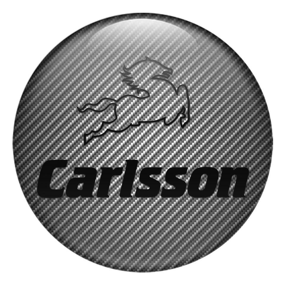 Silicone Car Tuning Emblem | Car Interior Self-Adhesive Epoxy Resin Sticker Logo Carlsson | High Quality Emblem/All Size