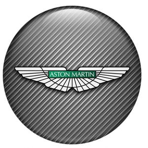 Silicone Car Tuning Emblem | Car Interior Self-Adhesive Epoxy Resin Sticker Logo Aston Martin | High Quality Emblem/All Size