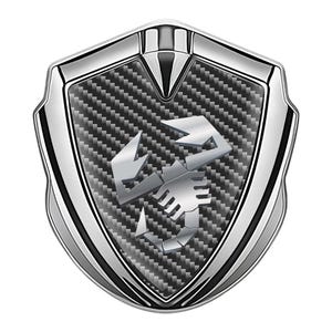 Metal self-adhesive Sticker Abarth for car interior and exterior/Excellent quality Badge/ Metal emblem size 60/65mm