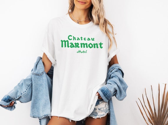 Vintage Vibe Chateau Marmont Graphic Tee, Retro Comfort Colors Unisex Garment-Dyed T-shirt, Slouchy Shirt