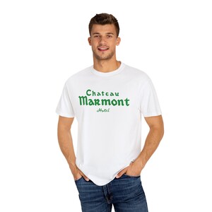 Vintage Vibe Chateau Marmont Graphic Tee, Retro Comfort Colors Unisex Garment-Dyed T-shirt, Slouchy Shirt image 5