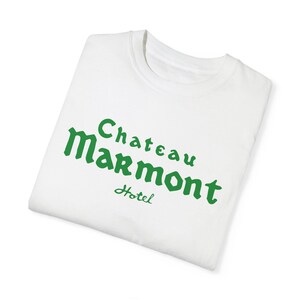 Vintage Vibe Chateau Marmont Graphic Tee, Retro Comfort Colors Unisex Garment-Dyed T-shirt, Slouchy Shirt image 3