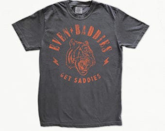 Retro Comfort Colors Unisex Garment-Dyed T-shirt, Even Baddies Get Baddies Shirt, Slouchy Tee, Vintage Graphic Tee, Trendy Graphic T-shirt,