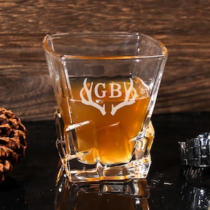 Customized Drinkware Glass Cup,Custom Designed Glasses, Custom Logo Glass, Etched Glassware Gift, Personalized Glass,Engraved Whiskey Glass