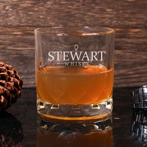 Personalized Whiskey Glass , Engraved Whiskey glass, Whiskey Barware,Groomsmen Gift, Best Man Gift,Whiskey glasses For Men Dad Grandpa