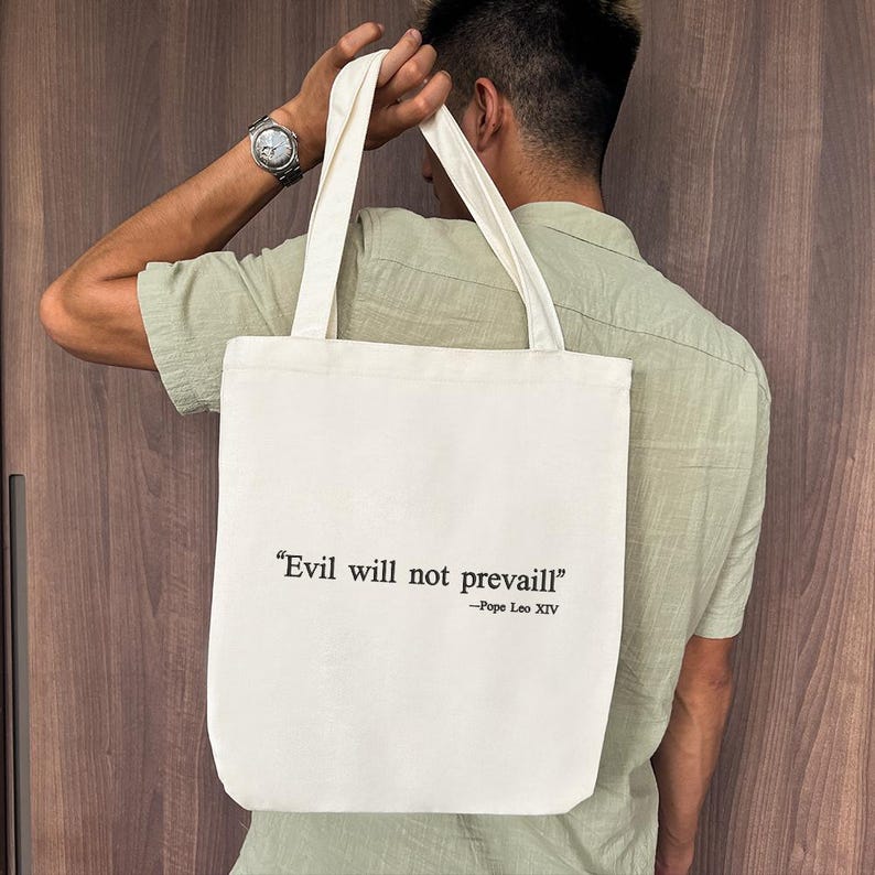 Evil Will Not Prevail Embroidery Design, Pope Leo XIV Embroidery Design ...