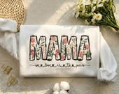 Floral Mama Embroidery Design, Mama Embroidery Design, Mama We