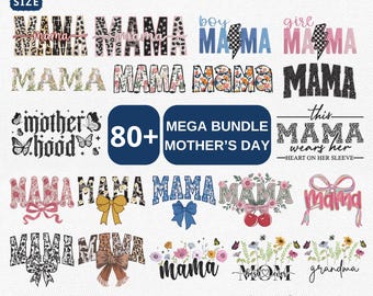 Plus de 80 motifs de broderie maman, fichiers de broderie d'appliqué maman, fichier Machine pour la fête des mères, coquette florale noeud maman, téléchargement immédiat