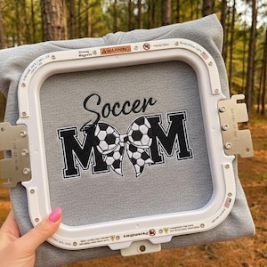 Soccer Mom Embroidery Design, Soccer Bow Embroidery Design, Gameday Mama Embroidery , Sports Mom Embroidery, Instant Download