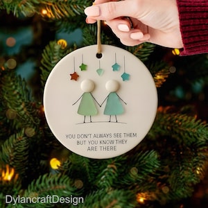 Friends Are Like Stars ornament, zeeglaskunst vriendschap BFF ornament, inspirerend citaat kerstcadeau voor beste vriend, vakantie aandenken