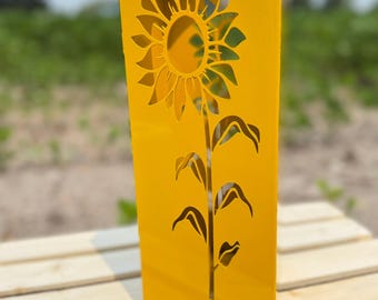 Sunflower Glow Garden Lantern
