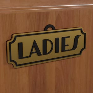 Tabliczka na drzwi toalety, tabliczka na drzwi, styl vintage, styl kolejowy, styl retro, tabliczka kabinowa, tabliczka na drzwi, łazienka