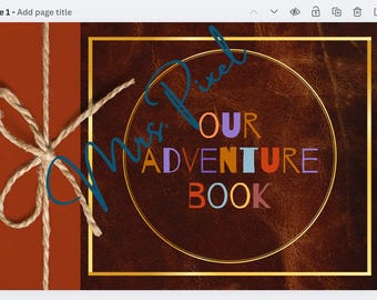 Adventure Book: Wedding Birthday Party Invitation