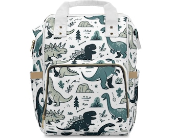 Dinosaur Backpack: Kids Travel Diaper Bag, 1200D Nylon