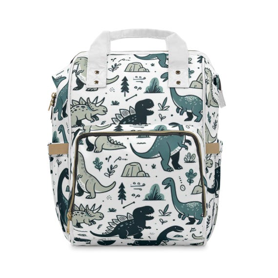 Dinosaur Backpack: Kids Travel Diaper Bag, 1200D Nylon