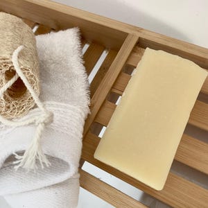 Geranium Soap Bar Natural Cold Process Vegan Soap Handmade Skincare for Sensitive Skin Palm Oil Free Eco Friendly Soap