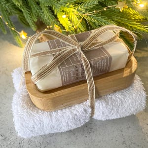 Pamper Gift Set for Her, Natural Handmade Soap Bar, SPA Gift Set for Her, Eco Friendly Gift Set for Woman, Bath Set, Handmade Vegan Gift